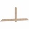 Ekena Millwork Eugene Smooth Timber Gable Bracket, Douglas Fir, 108"W x 36"H x 1 1/2"D x 5 1/2"F, 8/12 Pitch GBW108X36X0206EUG00SDF - alternate 3